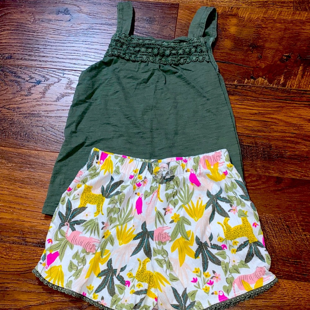 Girls Carter’s Outfit 💚🍃